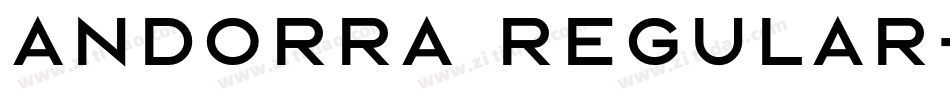Andorra Regular字体转换
